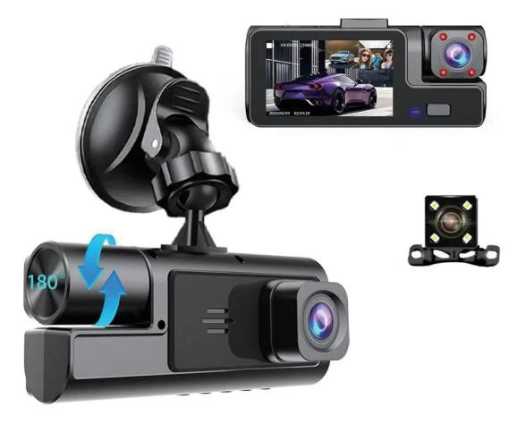 7291AVE Three Lens Dash Camera
